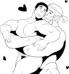 abs big_dom_small_sub big_muscles black_hair carrying_another carrying_partner dominant duo fangs guppo hair hi_res holding_partner hug human human_on_humanoid humanoid humanoid_pointy_ears interspecies intimate larger_humanoid larger_male male male/male mammal muscular muscular_human muscular_humanoid muscular_male nude orc pecs ponytail romantic romantic_couple size_difference smaller_human smaller_male teeth