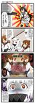  4girls 4koma :d ^_^ admiral_(kantai_collection) ahoge aruva black_hair brown_eyes brown_hair carrying_under_arm closed_eyes comic covered_mouth dress fang folded_ponytail hair_ornament hairclip headgear highres holding_hands horns ikazuchi_(kantai_collection) inazuma_(kantai_collection) kantai_collection long_hair mittens multiple_girls nagato_(kantai_collection) northern_ocean_hime o_o open_mouth orange_eyes plasma-chan_(kantai_collection) pleated_skirt scared school_uniform serafuku shinkaisei-kan short_hair skirt smile sweat take_it_home tears tentacles thumbs_up translated v-shaped_eyebrows white_dress white_hair white_skin 