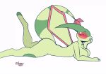  2d_animation 3_fingers animated anthro breasts butt claws female fingers flygon generation_3_pokemon looking_at_viewer nintendo pokemon pokemon_(species) sheor solo tail wings 