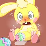  adult_(lore) anthro blush bodily_fluids cuddles_(htf) egg happy_tree_friends hi_res letsgetc00king male oviposition rabbet solo 