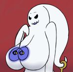  animated areola big_breasts black_eyes boooobs_(phil_sux) bouncing_breasts breasts female ghost hi_res huge_breasts humanoid key looking_at_viewer nipple_piercing nipples not_furry nude open_mouth phil_sux piercing short_playtime simple_background solo spirit string white_body 