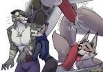 anthro balls bandage big_penis blush bulge butt canid canine chest_tuft close-up clothed clothing corsac_fox digital_media_(artwork) dreamworks duo erection fangs felid female fox fur genitals grey_body high-angle_view humanoid_genitalia humanoid_penis kung_fu_panda low-angle_view male male/female mammal mialina muscular muscular_male nipples nude onomatopoeia open_mouth pantherine partially_clothed penetration penis rough_sex sex simple_background snow_leopard sound_effects tai_lung_(kung_fu_panda) tail teeth text tongue tongue_out tongue_out_blowjob true_fox tuft vaginal vaginal_penetration vein veiny_penis zhen_(kung_fu_panda)