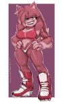  absurd_res amy_rose amy_rose_the_werehog anthro big_breasts boots breasts claws clothing ctankomega eulipotyphlan eyelashes female footwear green_eyes grin hair hand_on_hip hedgehog hi_res long_hair looking_at_viewer mammal muscular muscular_female pink_body sega sharp_teeth smile solo sonic_the_hedgehog_(series) tail teeth thong underwear 