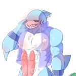  1:1 animal_humanoid anthro blueberry_milk_(artist) fish fish_humanoid humanoid male marine marine_humanoid shark shark_humanoid 