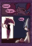  absurd_res anthro comic duo eeveelution espeon female feral generation_2_pokemon generation_6_pokemon hi_res male male/female nintendo pokemon pokemon_(species) shiny_pokemon sylveon sylvewithglases 