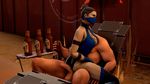  1boy 1girl 3d ass breasts buttjob clothed_female_nude_man hetero kitana mask mortal_kombat source_filmmaker thighhighs uncensored 