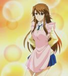  1girl apron brown_hair nyan_koi! screencap solo stitched sumiyoshi_kanako 