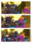 absurd_res activision being_watched bite biting_lip blush cheek_lick collaborative collaborative_licking comic cynder dirtyfox911911 dragon eyes_closed face_lick female feral french_kissing grin group group_sex hand_on_cheek hand_on_chest hand_on_chin hand_on_jaw hand_on_shoulder hi_res holding_partner hug kissing kissing_cheek licking looking_at_another looking_at_viewer love making_out male male/female male/male muzzle_lick mythological_creature mythological_scalie mythology partner_swap partners polyamory romantic romantic_couple scalie sex sharing_partner smile snout_lick spyro spyro_the_dragon threesome tongue tongue_out trio voyeur wings xero_(captainscales)