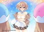  blanc breasts breasts_outside highres multiple_girls neptune_(series) nipples nude_filter third-party_edit tsunako 