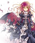  belt cape dress gradient_hair hijiri_byakuren ichirino_minagi long_hair multicolored_hair solo torn_clothes touhou yellow_eyes 