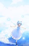  cirno highres ice md5_mismatch nonaka_yuu solo touhou water 