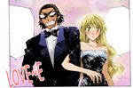  1girl couple hard_translated harima_kenji hetero sawachika_eri school_rumble third-party_edit translated 