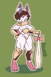 abs absurd_res anthro armor biceps eeveelution female generation_6_pokemon hi_res knight melee_weapon muscular muscular_female muscular_thighs nintendo nokamiwd pokemon pokemon_(species) rosemary_(nokamiwd) simple_background solo sword sylveon thick_thighs unconvincing_armor warrior weapon