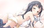  bad_id bad_twitter_id clothes_removed ham_(points) hatsuyuki_(kantai_collection) inactive_account kantai_collection long_hair lying on_stomach panties school_uniform solo underwear 