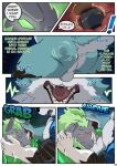 anal anal_penetration anthro antihero anus armpit_hair balls beard belly blush bodily_fluids body_hair breath butt canid canine canis claws clothing cobalt_beast comic dialogue drooling duo electrocardiogram english_text erection exposed face_fucking face_grab facial_hair fellatio foreskin genitals glowing glowing_eyes green_hair grunting hair heartbeat heartbeat_line hero hi_res inner_dialogue internal irrumatio latex male male/male mammal mouth_shot muscular narrowed_eyes nipples nose_to_belly object_in_ass open_mouth oral orb panting penetration penile penis perineum prostate pubes rhinoceros ripped_suit saliva samaraka sex sex_toy sex_toy_in_ass sex_toy_insertion shove sonarceros spandex superhero_costume supersuit sweat tail teeth text tight_clothing tongue torn_clothing vibrating vibrator vibrator_in_ass villainous wolf