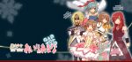  2boys 3girls airi_(ragnarok_online) akemi_homura akemi_homura_(cosplay) akemi_homura_(magical_girl) aruna_(ragnarok_online) bad_id black_thighhighs blonde_hair blue_hair bow bowtie breasts brown_coat brown_hair coat commentary_request cosplay cowboy_shot crossdressing detached_sleeves eye_mask facial_hair gloves grey_eyes grey_sleeves grin hair_bow kaname_madoka kaname_madoka_(cosplay) kaname_madoka_(magical_girl) lala_(sputnik) long_hair looking_at_viewer mahou_shoujo_madoka_magica mahou_shoujo_madoka_magica_(anime) medium_breasts miki_sayaka miki_sayaka_(cosplay) miki_sayaka_(magical_girl) multiple_boys multiple_girls open_mouth pink_skirt ragnarok_online red_bow red_hair sabiku sakura_kyoko sakura_kyoko_(cosplay) sakura_kyoko_(magical_girl) scar scar_on_cheek scar_on_face shirt siblings sisters skirt sleeveless sleeveless_coat smile stubble thighhighs tomoe_mami tomoe_mami_(cosplay) tomoe_mami_(magical_girl) translation_request white_gloves white_shirt yellow_bow yellow_bowtie 