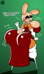 anthro armwear artist_logo artist_name bar_emanata beaded_jewelry beaded_necklace beads bedroom_eyes big_breasts big_butt boots bor_(orangedo69) bouncing_breasts bouncing_butt breast_squish breasts bubble_butt butt butt_jiggle butt_outline clothing countershade_breasts countershade_ears countershade_face countershading dialogue dress ear_piercing ear_ring elbow_gloves emanata eyelashes featureless_feet feet footwear fur glistening glistening_breasts glistening_butt gloves gradient_background green_background gynomorph hair handwear hi_res intersex italian_text jewelry jiggling lagomorph legwear leporid logo looking_back mammal narrowed_eyes necklace onomatopoeia orange_body orange_fur orange_pupils pelvic_curtain piercing pupils rabbit rear_view red_clothing red_dress ring_piercing seductive shoes signature simple_background solo sound_effects squish tail tan_hair tan_tail text thatdawgmurray thigh_boots thigh_highs walking watermark white_boots white_clothing white_footwear white_gloves white_handwear