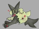 anthro anus big_butt black_legs butt cheek_tuft claws clitoris curling_toes digitigrade facial_markings facial_tuft feet female fur gaping gaping_pussy generation_9_pokemon genitals green_body green_fur hand_on_butt head_markings heart_eyes heart_symbol looking_at_viewer markings meowscarada mrmystery_guy naughty_face nintendo nude pawpads paws pink_anus pink_eyes pink_pawpads pokemon pokemon_(species) presenting presenting_hindquarters presenting_pussy pussy short_tail solo spread_butt spread_pussy spreading tail tongue tongue_out tuft