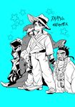  age_regression child jean_pierre_polnareff jojo_no_kimyou_na_bouken joseph_joestar joseph_joestar_(young) kakyouin_noriaki kuujou_joutarou mago_no_te mohammed_avdol multiple_boys oversized_clothes younger 