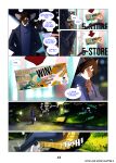 anthro biped brown_hair celio_(peritian) clothed clothing comic dialogue domestic_cat english_text felid feline felis fingers hair hi_res male mammal peritian siamese solo tail text thought_bubble