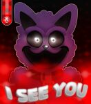 absurd_res anthro black_nose black_sclera catnap_(poppy_playtime) critters_(poppy_playtime) detailed_eyes domestic_cat felid felidae feline felis fluffy fur hi_res jdbo-arts jewelry living_toy looking_at_viewer male mammal mob_entertainment moon_necklace necklace open_mouth open_smile poppy_playtime portrait purple_body purple_fur purple_skin red_smoke smile smiling_critters smoke smoke_from_mouth solo tongue white_eyes