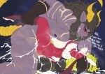 amber_(spicyocean) angry anthro balls big_dom_small_sub blush bodily_fluids bovid broken_glasses bulge butt caprine clenched_teeth cum cum_everywhere cum_from_mouth cum_in_mouth cum_inflation cum_inside cum_on_balls cum_on_body cum_on_butt cum_on_chest cum_on_face cum_on_glasses cum_on_ground cum_on_hand cum_on_penis cum_on_self cum_while_penetrated curly_hair dialogue dominant dripping drooling_on_partner drooling_tongue duo ejaculation excessive_cum excessive_genital_fluids eye_contact eyes_closed eyewear felid foreskin from_front_position genital_fluids genitals glasses goat hair hi_res horn inflation leg_grab lion looking_at_another lying male male/male mammal mane messy missionary_position muscular muscular_male nipples on_back pantherine peeing peeing_inside penetration penis precum precum_drip precum_on_balls precum_on_ground precum_on_self precum_string pubes saliva saliva_on_face saliva_on_tongue sex sitting_on_balls size_difference spicyocean teeth text thick_thighs urine urine_on_balls urine_on_belly urine_on_ground urine_on_leg urine_on_self watersports