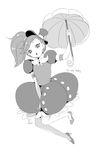  1girl arami_o_8 dress hat high_heels light_persona magical_girl magical_girl_apocalypse mahou_shoujo_of_the_end side_ponytail territory-m umbrella 