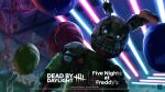 16:9 2025 absurd_res animatronic anthro balloon black_nose copyright_symbol dead_by_daylight english_text five_nights_at_freddy&#039;s five_nights_at_freddy&#039;s_3 glowing glowing_eyes hi_res inflatable lagomorph leporid machine male mammal official_art rabbit robot scottgames solo springtrap_(fnaf) symbol teeth text unknown_artist widescreen wire yellow_body