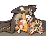 2025 3_toes alpha_channel animal_genitalia animal_penis anthro anthro_on_anthro anus black_nose blue_eyes borko_(barkwoofawoo) breasts butt butt_heart canid canine canine_genitalia canine_penis canis color_edit colored dipstick_tail erection feet female fox fur genitals green_eyes grey_body grey_fur grin group hi_res incest_(lore) kari_(barkwoofawoo) knot leg_markings male male/female mammal markings navel nipples nude open_mouth orange_body orange_fur pawpads penis pink_nipples pink_pawpads pink_tongue pussy rika_(barkwoofawoo) sex sibling_(lore) signature simple_background sister_(lore) sisters_(lore) smile socks_(marking) tail tail_grab tail_markings tan_body tan_fur theblueberrycarrots third-party_edit toes tongue transparent_background trio white_body white_fur wolf yellow_eyes