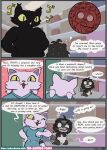 absurd_res anthro asylum charlotte_cartwright comic diaper diaper_package duo english_text esmeralda_kingsley felid feline felis female female/female hi_res hospital mammal medical open_diaper procyonid raccoon text the_padded_room wildcat