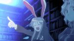  aki_eda_(style) animal_ears animated animated_gif book bunny_ears laughing library lowres multiple_girls parody pointing reisen_udongein_inaba silent_sinner_in_blue style_parody touhou voile yagokoro_eirin 