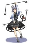  absurdres animal_ears bad_id bad_pixiv_id basket bloomers grey_hair highres jewelry milusangun mouse mouse_ears mouse_tail nazrin pendant red_eyes short_hair solo tail touhou underwear 