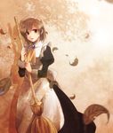  bad_id bad_pixiv_id broom brown_eyes brown_hair celestial_s maid sasaki_(suzumiya_haruhi) short_hair solo suzumiya_haruhi_no_yuuutsu 