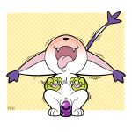 abdominal_bulge anthro bandai_namco bianc_(el_senor_erizo) blush claws clothing digimon digimon_(species) dildo dildo_in_vagina dildo_insertion eyelashes felid feline female fur gatomon genitals gloves handwear hi_res looking_pleasured mammal masturbation mr_harinezumi open_mouth orgasm penetration sex_toy sex_toy_in_vagina sex_toy_insertion simple_background smile solo tail tongue tongue_out vaginal vaginal_penetration white_body white_fur