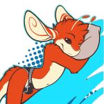 1:1 alien alpha_channel antennae_(anatomy) anthro arm_tuft biped black_clothing black_underwear bulge clothed clothing dipstick_antennae disney elbow_tuft experiment_(lilo_and_stitch) fan_character ferlo flat_colors fur hug hugging_object hugging_pillow lilo_and_stitch looking_at_viewer male multicolored_antennae multicolored_body multicolored_fur navel one_eye_closed outline pillow pink_nose red_body red_fur shiuk simple_background slim_anthro slim_male solo telegram_sticker transparent_background tuft two_tone_body two_tone_fur underwear underwear_only white_body white_fur