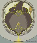 anthro anus backsack balls bodily_fluids body_hair butt butt_focus butt_hair echo_(game) echo_(series) echo_project feces genital_fluids genitals glans hi_res humanoid_genitalia humanoid_penis john_q._psychic low-angle_view male mammal mustelid otter peeing penis perineum pink_anus pooping sitting solo sydney_bronson toilet toilet_use urine watersports worm&#039;s-eye_view