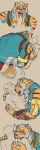 absurd_res alphs anthro blood bodily_fluids felid hi_res lin_hu male mammal nekojishi pantherine studio_klondike tiger