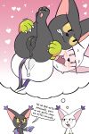 absurd_res angry anthro anus bandai_namco bianc_(el_senor_erizo) black_body black_fur blackgatomon blush butt claws clothing dialogue digimon digimon_(species) duo eyelashes fantasizing felid feline female female/female fur gatomon genitals gesture gloves hand_gesture handwear hi_res lying lying_on_another mammal mr_harinezumi nera_(el_senor_erizo) on_back open_mouth pointing presenting presenting_anus presenting_hindquarters presenting_vulva simple_background smile spanish_text tail teeth text vulva white_body white_fur