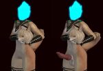 3d_(artwork) anatomically_correct anatomically_correct_genitalia anatomically_correct_penis animal_genitalia animal_penis anthro balls black_background blonde_hair blue_fire breasts canid canine canine_genitalia canine_penis canis colored_fire detachable detachable_head digital_media_(artwork) domestic_dog dullahan european_mythology female fire flaming_neck genital_piercing genitals hair headless herm hi_res holding_own_head intersex irish_mythology mammal modular mythology nipples nude nude_anthro nude_female penis piercing red_penis second_life simple_background skittleserval small_breasts solo vulva vulva_piercing