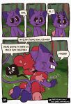 ambiguous_gender anthro bear bobby_bearhug catnap_(poppy_playtime) domestic_cat duo felid feline felis female_(lore) fur hi_res hug hugging_another mammal mob_entertainment notsafeforwanking poppy_playtime purple_body purple_fur smiling_critters tail text