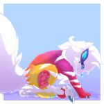 1:1 absurd_res alex_snowfox alolan_form alolan_vulpix arcanine duo ear_piercing fangs female feral generation_1_pokemon generation_7_pokemon hi_res knowdwagon larger_female male male/female nintendo penetration penile penile_penetration piercing pokemon pokemon_(species) regional_form_(pokemon) scarf size_difference smaller_male smile smirk teeth vaginal vaginal_penetration