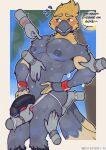 anthro avian beak big_muscles big_pecs bird black_penis bodily_fluids bulge butt butt_grab clothed clothing cockatiel cockatoo cum cum_drip disembodied_hand dripping erection feathers genital_fluids genitals grope group hand_on_butt hi_res huge_pecs humanoid_genitalia humanoid_penis jockstrap jockstrap_only lucas_cook male muscular muscular_anthro muscular_male outside parrot pecs penis poking rileyavocado shirtless_anthro shirtless_male solo_focus tail tail_feathers topless underwear underwear_only wet yellow_body yellow_feathers
