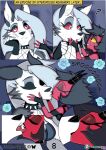 absurd_res anthro artist_name bluesky_(social_media) canid canid_demon canine comic demon digital_drawing_(artwork) digital_media_(artwork) duo english_text female french_kissing furaffinity hair hellhound helluva_boss hi_res horn imp kissing loona_(helluva_boss) male male/female mammal millie_(helluva_boss) mythological_canine mythological_creature mythology open_mouth signature size_difference subscribestar sushigoat text tongue tongue_out twitter