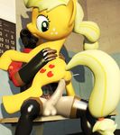 applejack_(mlp) balls cum cup4eney friendship_is_magic green_eyes my_little_pony penis pyro tagme team_fortress_2 video_games 