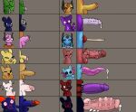 2_penises animal_genitalia animal_penis anthro artificer_(rain_world) balls belly big_penis black_body black_eyes blue_body blush bodily_fluids cetacean_genitalia cetacean_penis chart circumcised clothing cum erection eye_scar facial_markings facial_scar female feral five_pebbles_(rain_world) forehead_markings foreskin fur genital_fluids genitals gourmand_(rain_world) green_body group head_markings hemipenes hi_res humanoid humanoid_genitalia humanoid_penis hunter_(rain_world) inv_(rain_world) iterator_(rain_world) knot looks_to_the_moon_(rain_world) machine male markings monk mouthless multi_genitalia multi_penis nude open_mouth penis penis_chart penis_lineup penis_size_difference pink_body plunger pubes purple_body rain_world red_body rivulet_(rain_world) robot robot_humanoid saint_(rain_world) scar seven_red_suns_(rain_world) simple_background slugcat slugpup_(rainworld) smolreapy spearmaster_(rain_world) strapon survivor_(rain_world) tail tapering_penis tongue vein veiny_penis videocult watcher_(rain_world) white_body white_eyes white_fur yellow_body