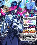 5_fingers ambiguous_gender anthro armor asriel_dreemurr_(god_form) award blush boss_monster_(undertale) bovid caprine clothing deltarune dialogue english_text eyes_closed fingers floppy_ears for_a_head fur group hair heartbreak_juan hi_res horn human jewelry kris_(deltarune) long_ears male mammal necklace necktie object_head open_mouth robe speech_bubble standing suit teeth tenna_(deltarune) text trio trophy undertale undertale_(series) white_body white_fur