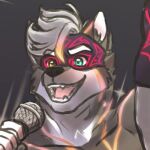 1:1 anthro canid canine canis domestic_dog fighting_ring husky icon low_res lucha_libre_mask luchador male male/male mammal mask nipples nordic_sled_dog portrait ryothehuskyy ryothehuskyy_(artist) solo spitz sports_mask sportswear wrestler wrestling wrestling_mask