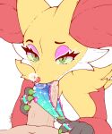 5:6 absurd_res anthro bodily_fluids breasts bubble clothing cum cum_bubble cum_from_nose cum_in_clothing cum_in_mouth cum_in_nose cum_in_underwear cum_inside cum_through_clothing cum_through_panties cum_through_thong cum_through_underwear delphox digital_drawing_(artwork) digital_media_(artwork) duo ejaculation erection erection_under_clothing eyebrows eyelashes fellatio female fur game_freak generation_6_pokemon genital_fluids genitals glitter hair hi_res holding_clothing holding_object holding_panties holding_underwear hot_dogging human interspecies looking_at_viewer makeup male male/female male_penetrating mammal nintendo offering_panties open_mouth oral oral_penetration panties panty_blow_job pantyjob penetration penile penis pokemon pokemon_(species) pokephilia pokephilia_humiliation presenting_panties questionable_consent sex sharalythesheep simple_background smile sparkles submissive submissive_female thong underwear wet wet_clothing wet_panties wet_underwear