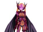  1girl armor assault_visor blonde_hair bodysuit breasts cape dark_shine fake_horns game_cg gentle_sasaki helmet horned_helmet horns large_variant_set long_hair medium_breasts non-web_source official_art orange_hair panties see-through_clothes shindou_hikari skin_tight solo soukou_senki_prism_reica soukou_senki_prism_shine transparent_background twintails underwear variant_set 