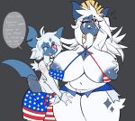 absurd_res age_difference anthro areola areola_slip big_breasts bikini bottomwear breasts canid canine clothing digital_media_(artwork) duo erection female generation_6_pokemon genitals hi_res huge_breasts humanoid_genitalia humanoid_penis incest_(lore) male male/female maliqeth_apocrypha mammal mega_absol mega_evolution mother_(lore) mother_and_child_(lore) mother_and_son_(lore) nintendo nipples parent_(lore) parent_and_child_(lore) parent_and_son_(lore) penile penis penis_poking_out pokemon pokemon_(species) roux_apocrypha simple_background smile son_(lore) swimwear tail text thick_thighs two-piece_swimsuit venuscava vulva white_body wide_hips